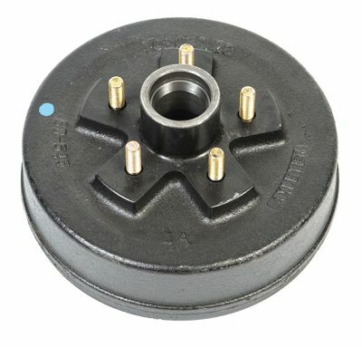 Husky Towing 30792 Drum 600 To 1100 LB Cap Elect Brake Only 5x4-1/2 Dia Bolt Pat 1/2" Stud Dia Sgl