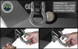 Overland Vehicle Systems - Recovery Shackle 3/4 Inch 4.75 Ton - Gray Universal - 19019903