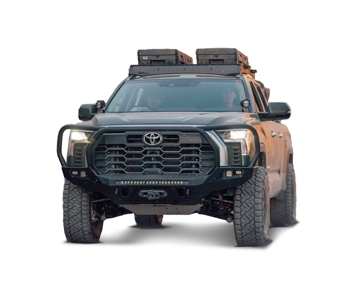 CBI - 3rd Gen Tundra Adventure Front Bumper 2022 Steel / Bare Metal - 200-000-012-027