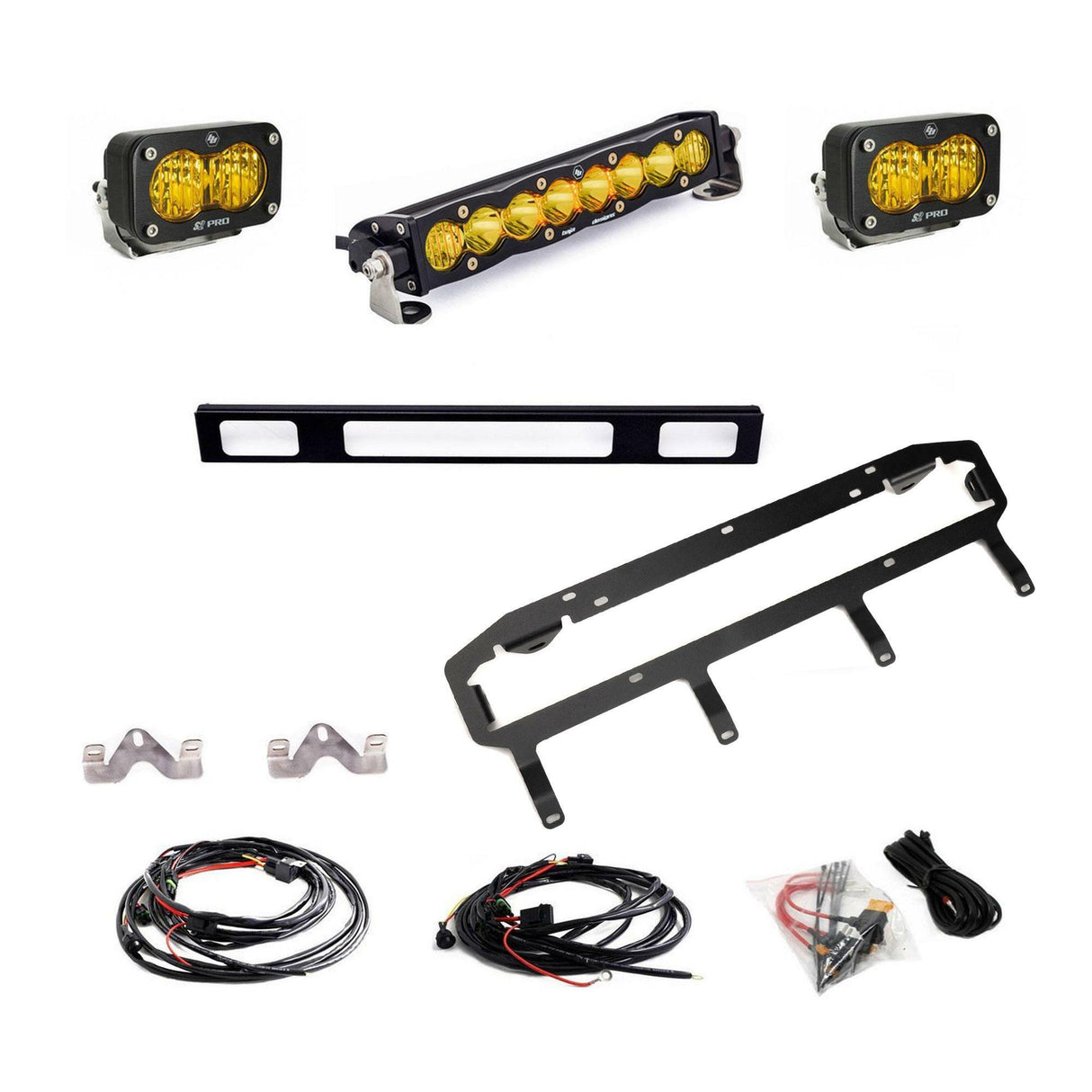 Baja Designs 44-8294 S8 10-inch/S2 Pro Grille Light Replacement Kit