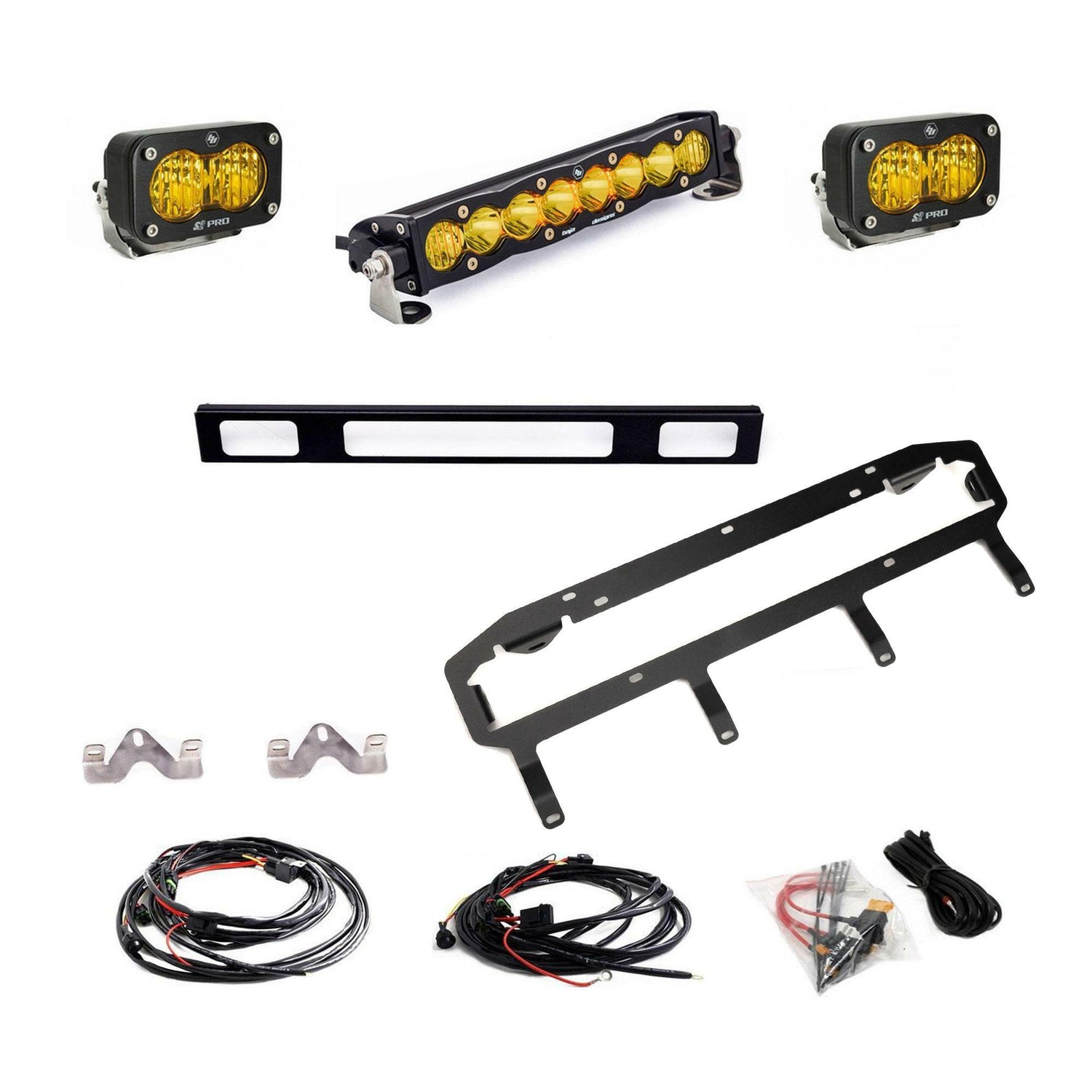 Baja Designs 44-8294 S8 10-inch/S2 Pro Grille Light Replacement Kit