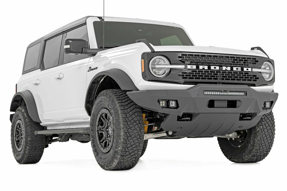Rough Country - Front Bumper - Modular - Full Wings - Flood - Fog - Ford Bronco (21-23) - 51076