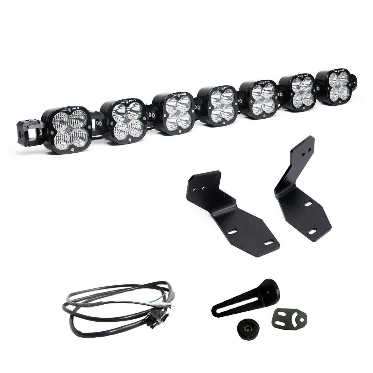 7XL Pro Linkable Bumper Light Kit - 2023-26 Ford F-250/350 Super Duty (Light Pattern: Multi-Pattern; Color: Clear; Wiring Type: Upfitter)