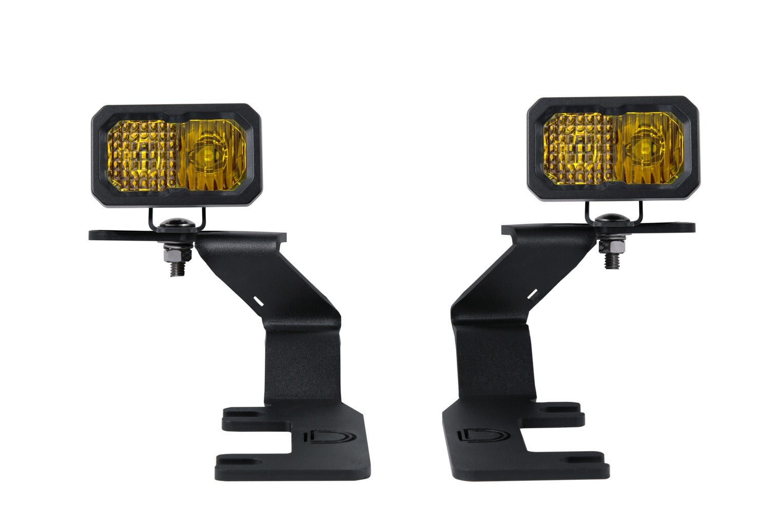 Diode Dynamics DD6653 Allows you to mount two Stage Series 2" LED Pods above the hood.