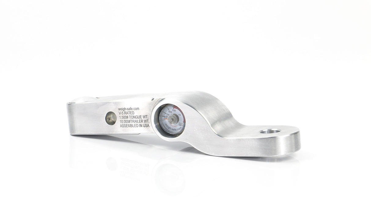 Weigh Safe - Fixed Height Mount with Gauge. 2" Drop, 2" Shank