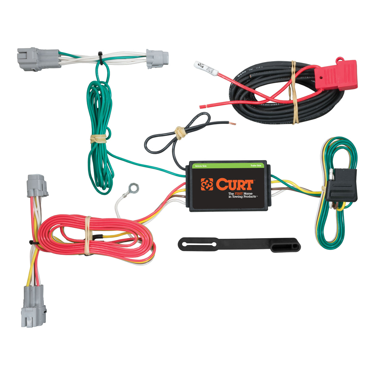 Curt - Custom Wiring Harness, 4-Way Flat Output, Select Subaru Crosstrek, XV Hybrid - 56243