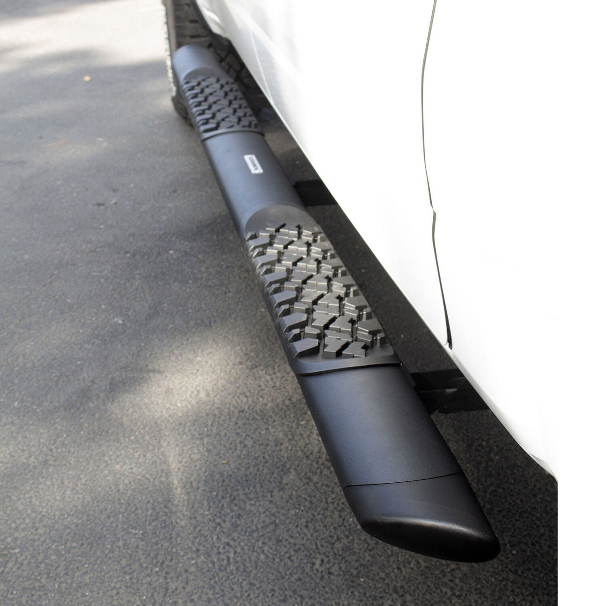Go Rhino V3443580T - V3 Series Aluminum Side Steps with Mounting Brackets - Textured Black