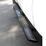Go Rhino V3443580T - V3 Series Aluminum Side Steps with Mounting Brackets - Textured Black