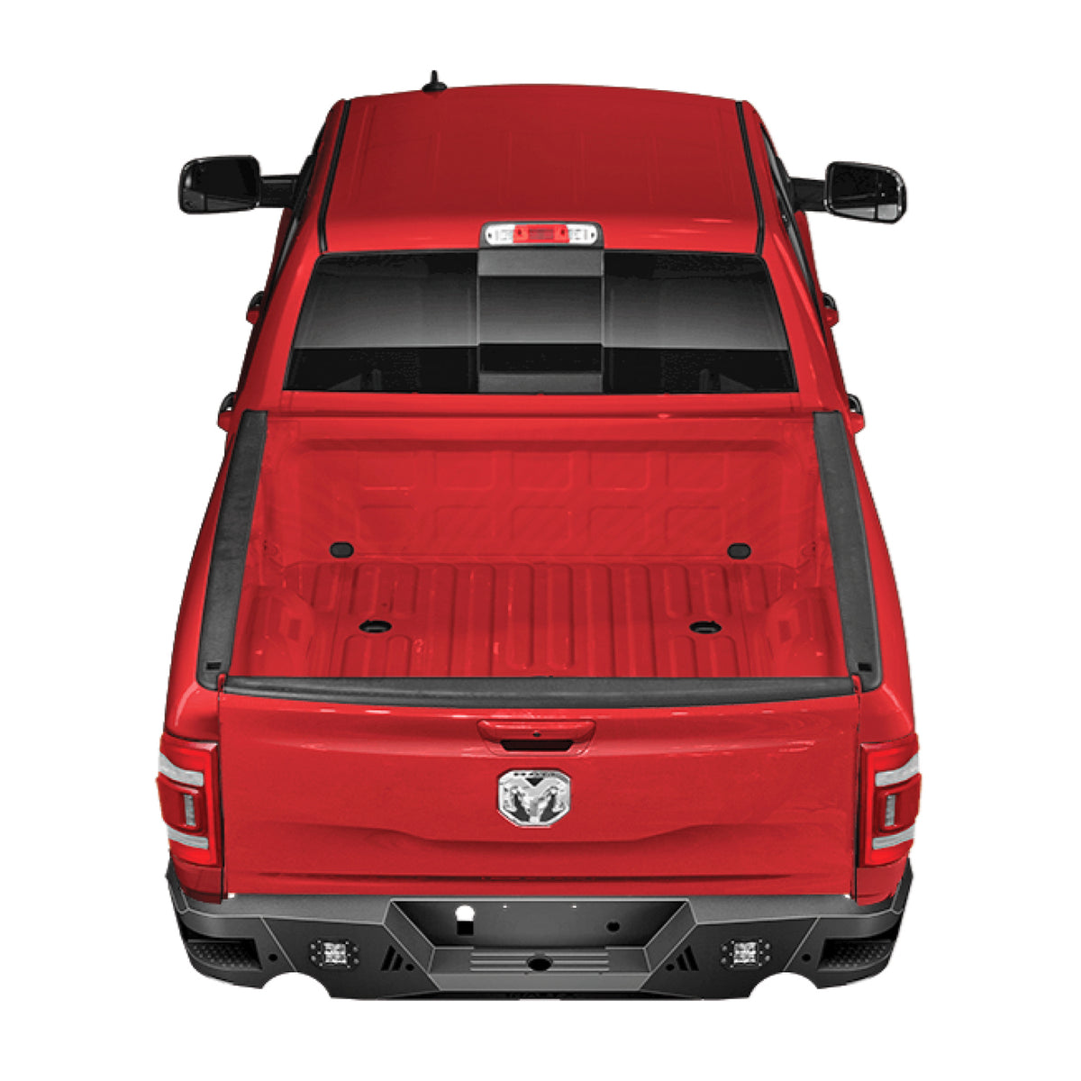 TrailFx - Rear Light Duty Bumper For Ram 1500 (RLDB008TI)