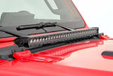 Rough Country - Jeep 30-inch LED Hood Kit (18-21 Wrangler JL, 20-21 Gladiator JT - Black-Series) - 70054