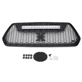 T-Rex Grilles - 1 Pc Laser Cut Pattern Mild Steel Stealth Laser Torch Grille Insert - Includes Universal Wiring Harness - 7319411-BR