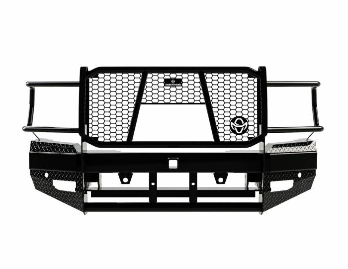 Ranch Hand - Sport Winch-Ready Front Bumper with Grille Guard - FBD195BLRC