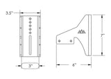 HD Awning Brackets for DRIFTR Roof Racks
