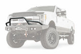 Warn - 100472 Powder Coated Black Steel With Brush Guard Skid Plate Step Plate