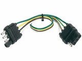 Husky Towing - 30170 4 Way Flat to 4 Way Flat 18 Inch Lead Wire