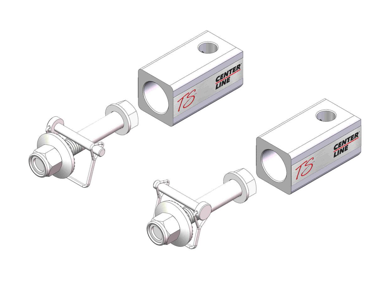 Husky Towing - 32332 Right & Left Trunnion/ Bolts/ D Pin For Husky Tow 32215/32216/32217/32218