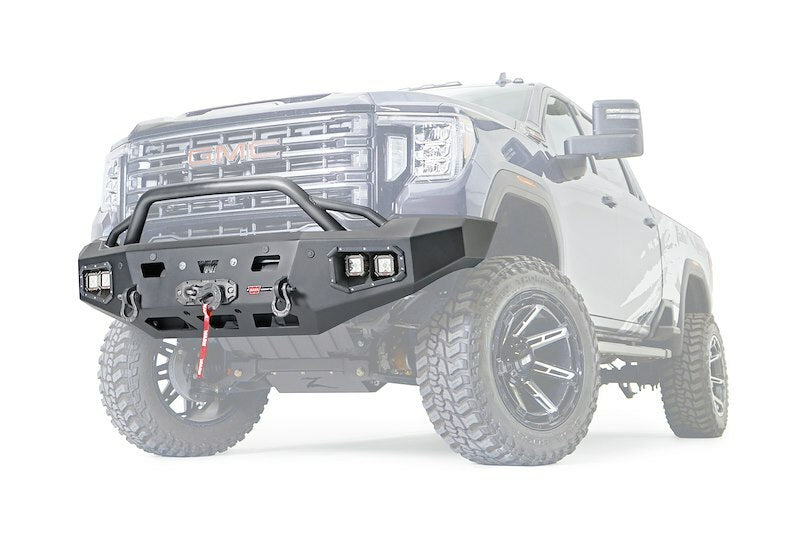 Warn - ASCENT HD BUMPER GMC 2500/3500 WITH PRERUNNER GUARD - 107179