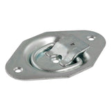 Curt - 1-3/8" x 1-7/8" Recessed Tie-Down Ring (1,200 lbs, Clear Zinc) - 83601