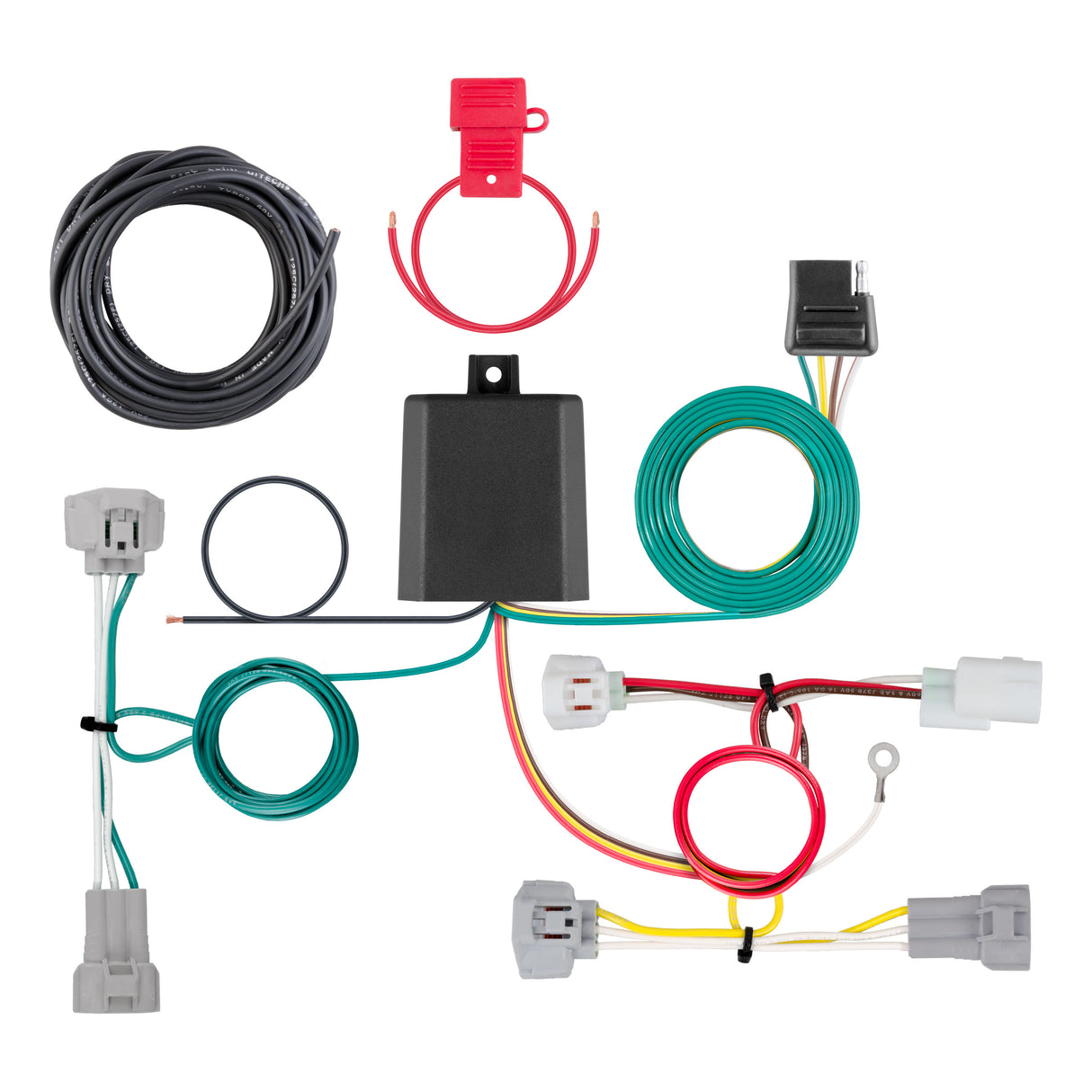 Curt - Custom Wiring Harness, 4-Way Flat Output, Select Toyota Tacoma - 56349