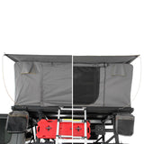 Overland Vehicle Systems - Aluminum Clam Shell Roof Top Tent Sidewinder Side Opening - 18109901