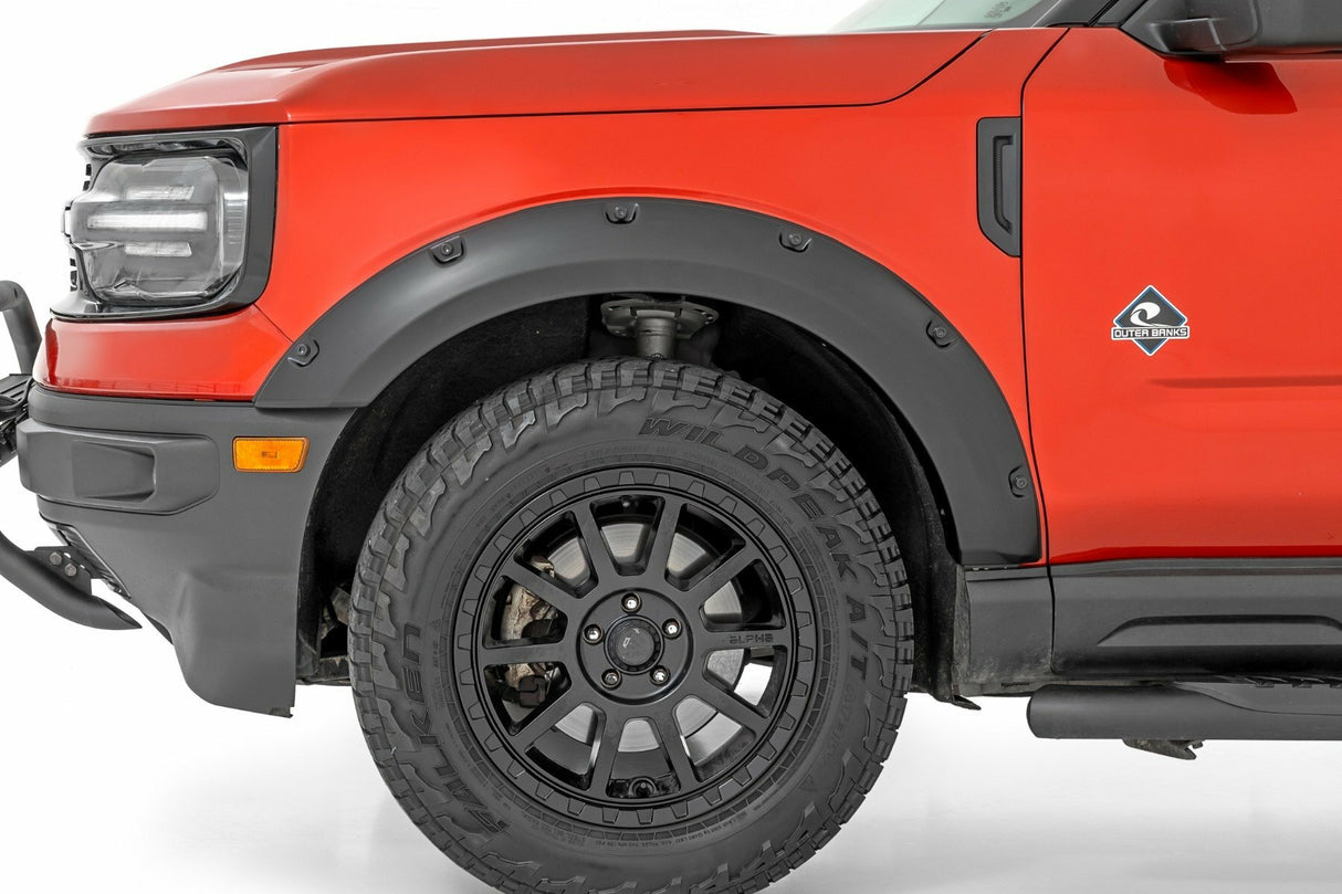 Rough Country - Pocket Fender Flares - Ford Bronco Sport 4WD (2021-2023) - F-F11612A