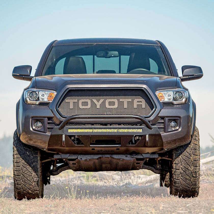C4 Fabrication - Tacoma Front Lo-Pro Winch Bumper / 3rd Gen / 2016-2023 - 1200-1116-30-MH-01NA