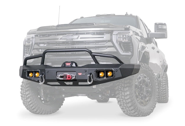 Warn - ASCENT BUMPER WITH PRERUNNER GUARD  SILVERADO HD - 110917