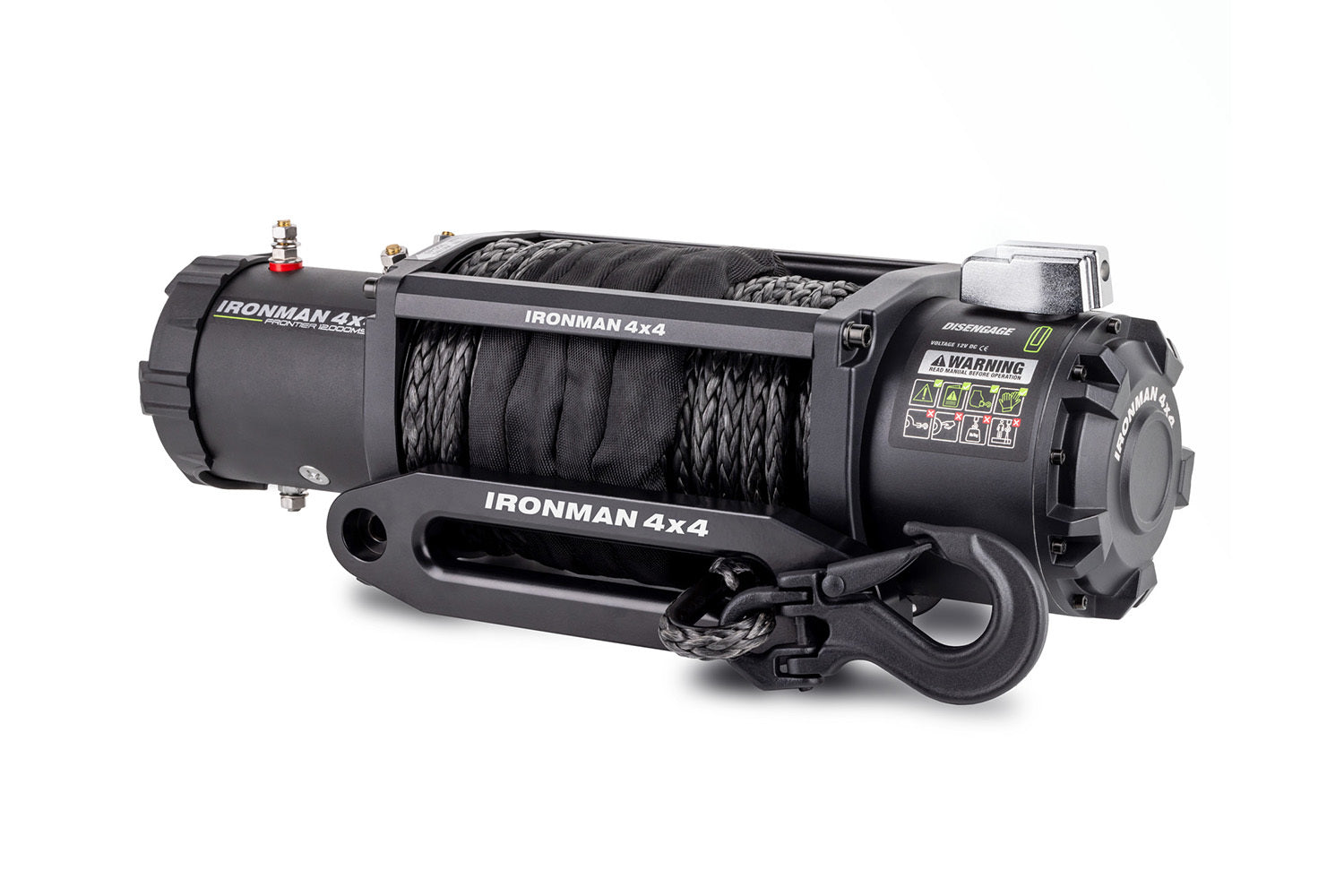 Ironman 4x4 - M-Spec 120000lb Winch | Synthetic Rope - IMW12000MSR