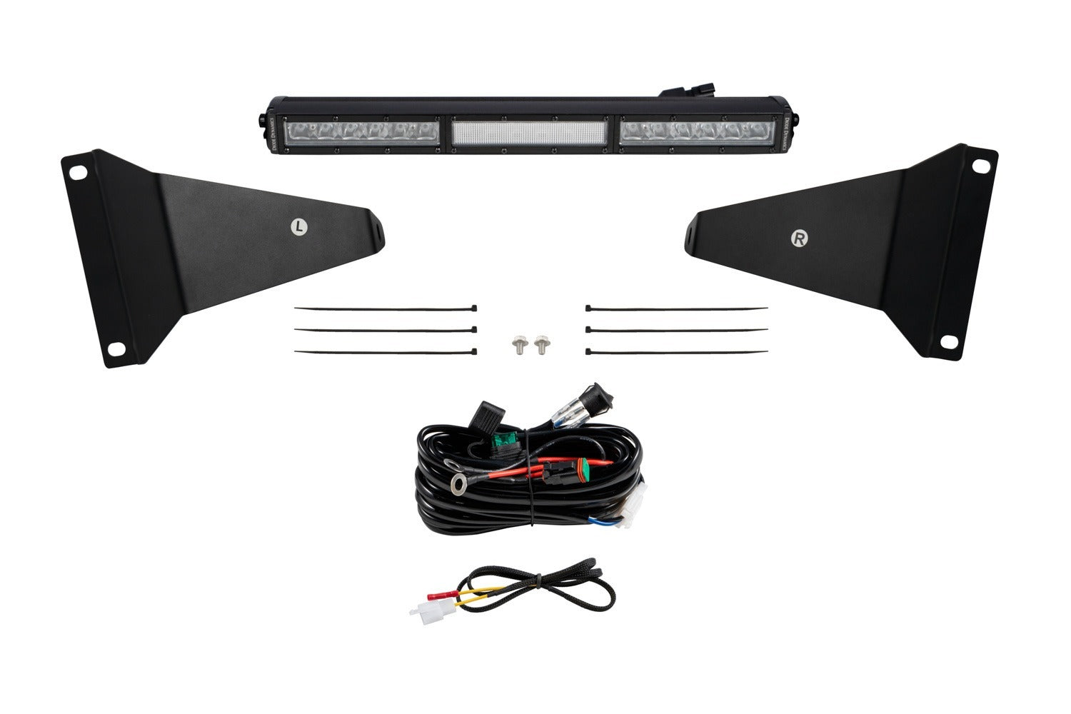 Diode Dynamics - Stealth Bumper Light Bar Kit for 2019+ Ram, White Combo - DD7627