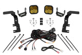 Diode Dynamics - Stage Series Ditch Light Kit for 2023+ Chevrolet Colorado SS3 Pro Yellow Combo - DD7814