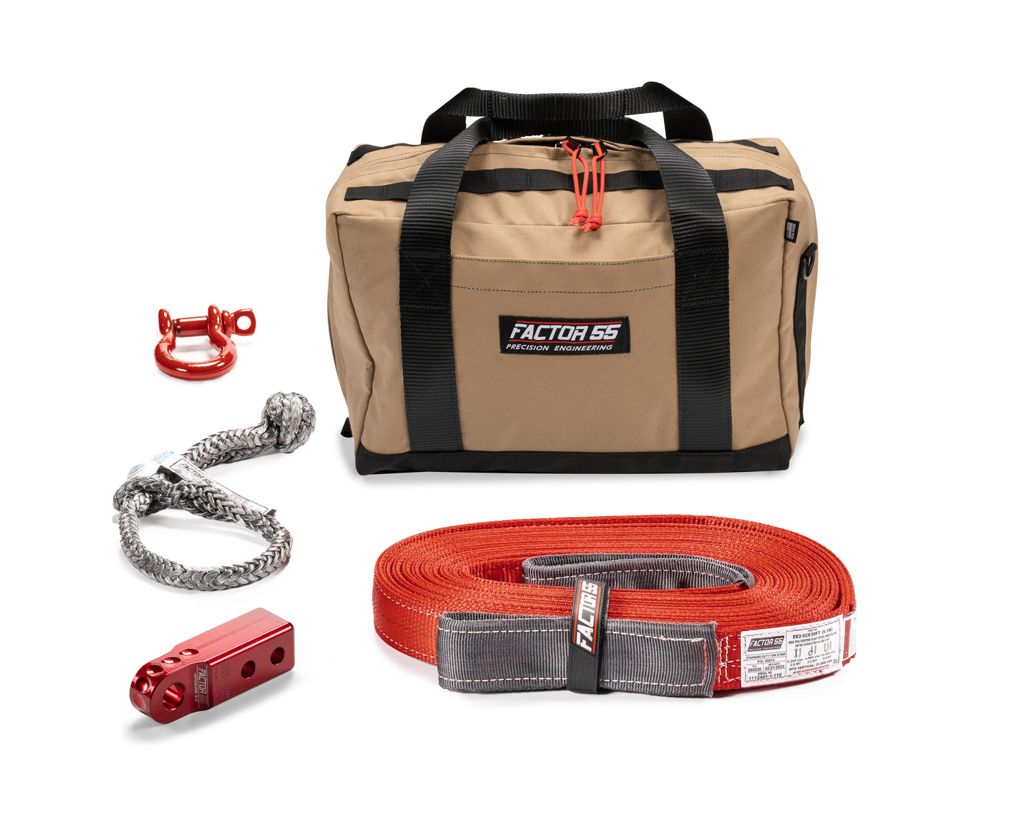 Factor 55 00485-01-MEDIUM OWYHEE RECOVERY KIT (RED HITCHLINK AND MED BAG)