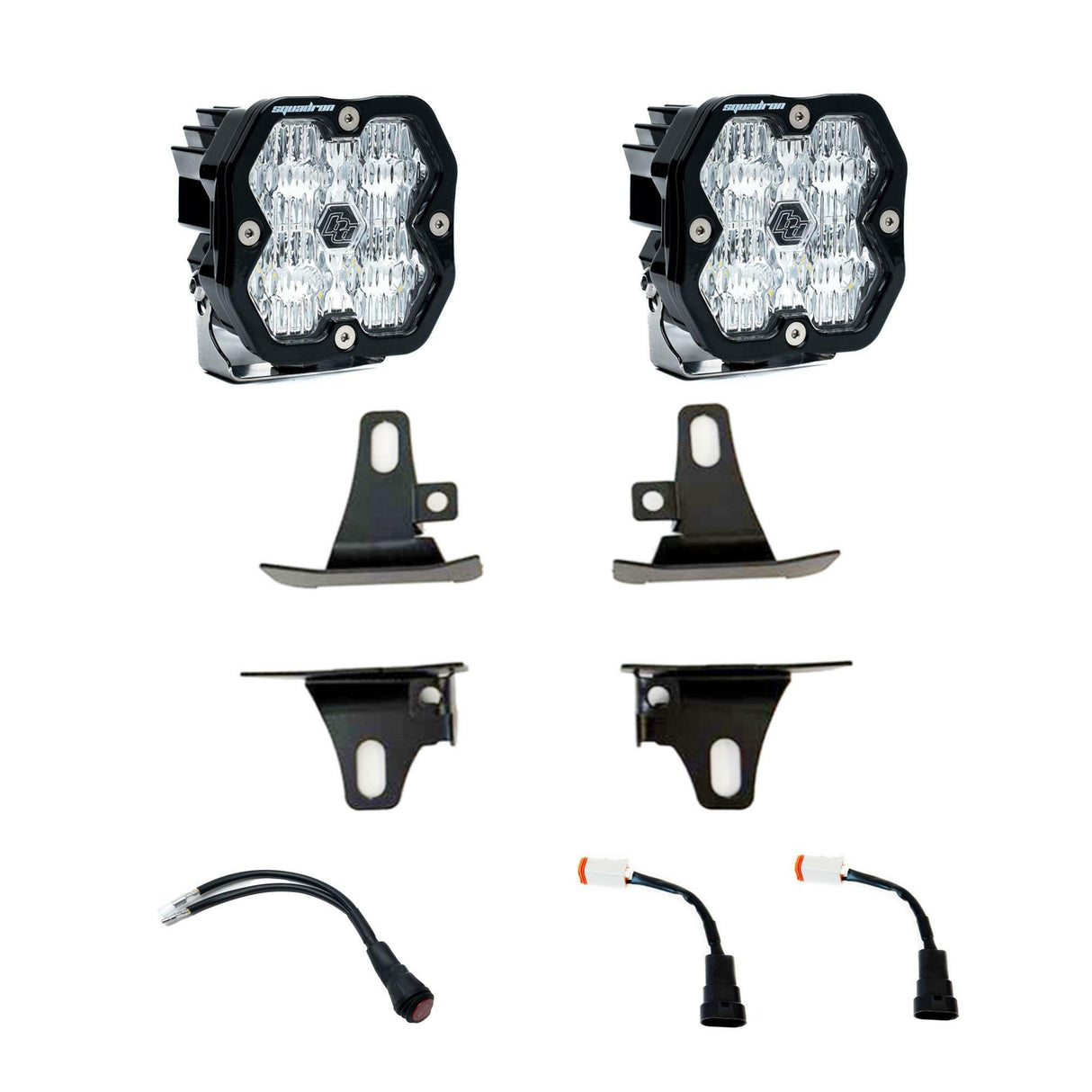 Baja Designs - 44-0051 Squadron 2.0 Sport Fog Pocket Light Kit