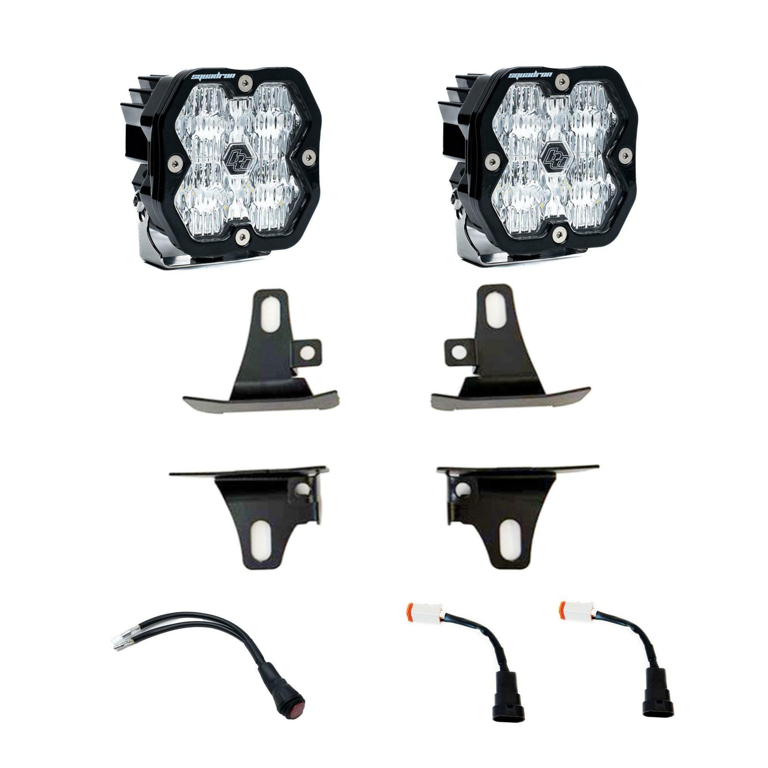 Baja Designs - 44-0051 Squadron 2.0 Sport Fog Pocket Light Kit
