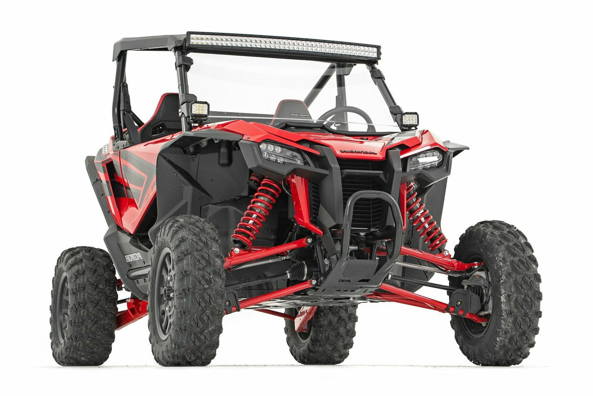 Rough Country - LED Light - Front Mount - 40" Black Dual Row - White DRL - Honda Talon 1000 - 92037