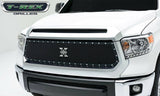 T-Rex Grilles - T-Rex Grilles 6710016 X-Metal Logo, Black, Brushed, Mild Steel, 1 Pc, Bolt-On - 6710016