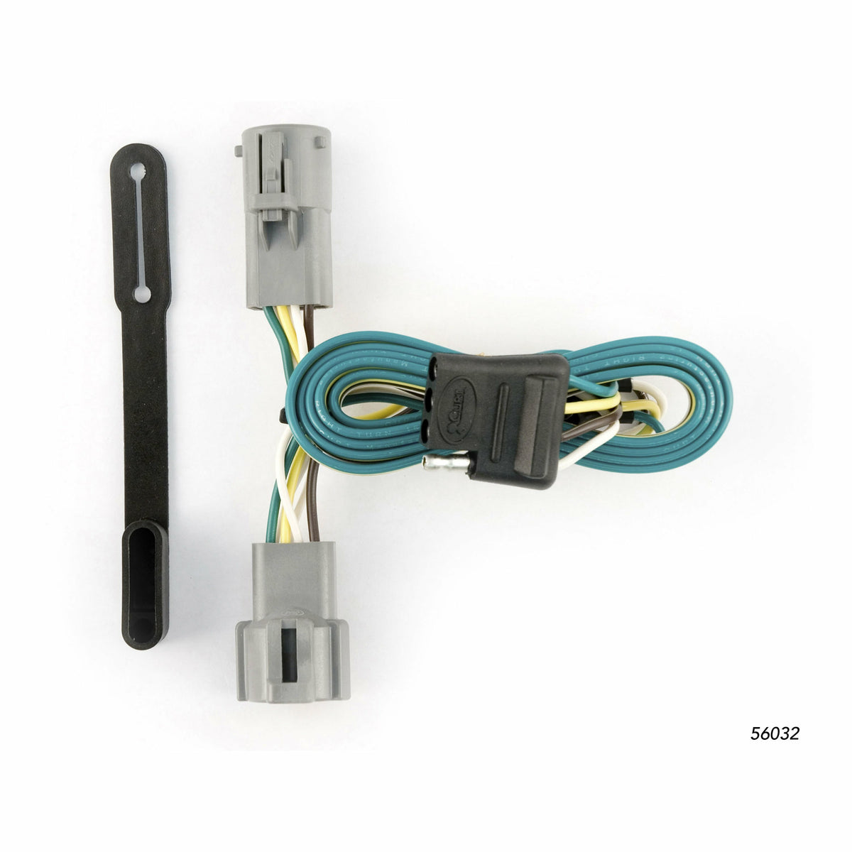 Curt - Custom Wiring Harness, 4-Way Flat Output, Select Ford F-250, F-350 Super Duty - 56032