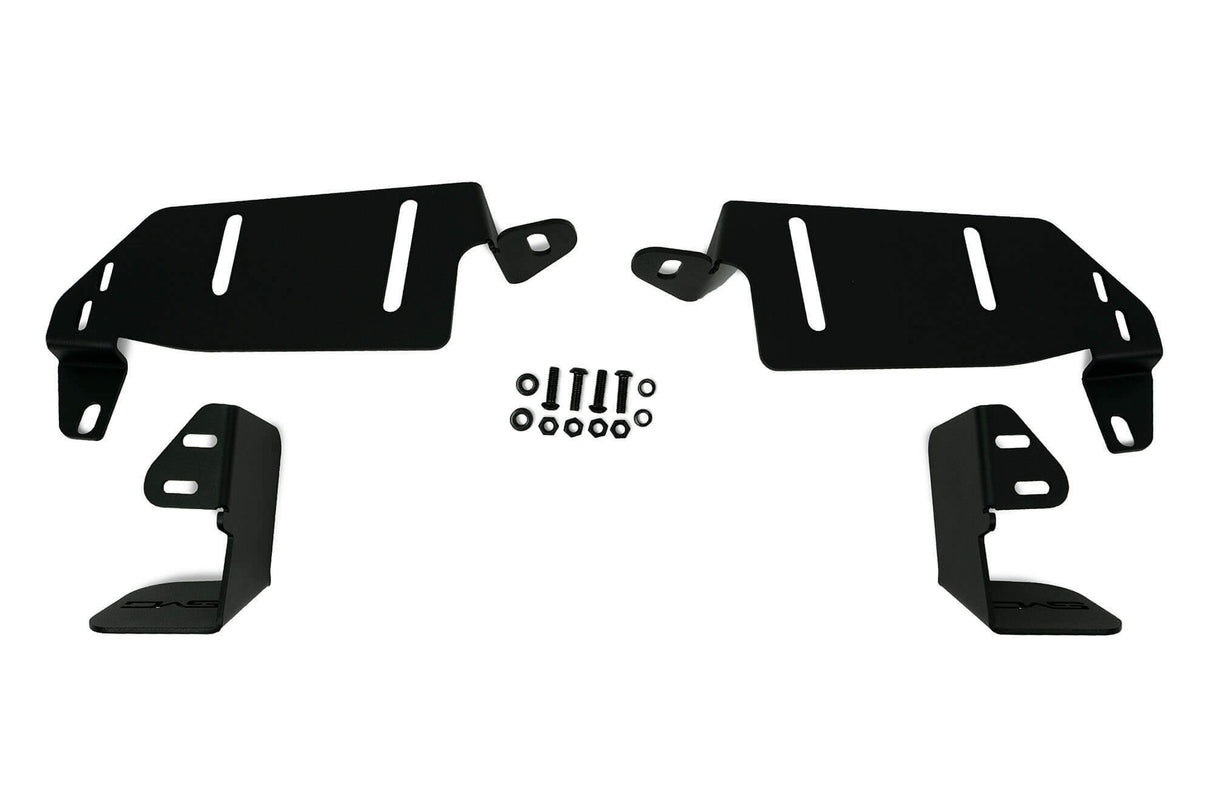 DV8 Offroad - Ford Bronco Factory Bumper Pocket Light Mount  - LBBR-05