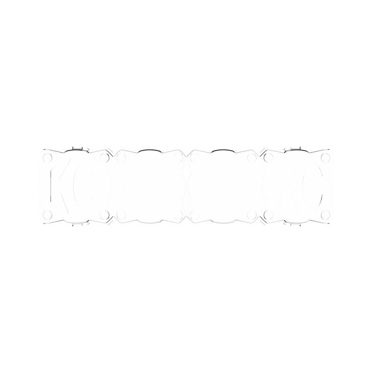 KC HiLiTES 5332 KC Shield FLEX ERA LED Bar 10in Clear EA