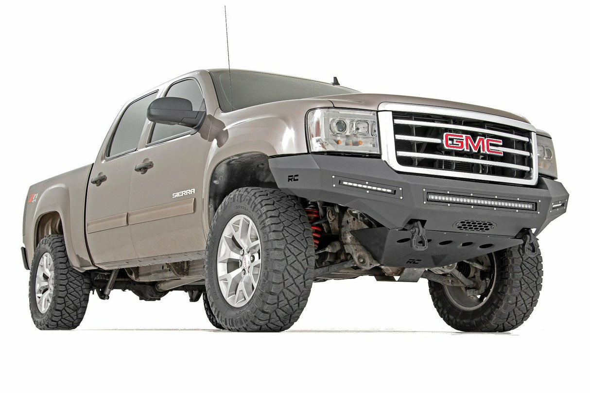 Rough Country - Front Bumper - Fabricated - Prerunner - LED - GMC Sierra 1500 (07-13) - 10913