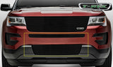 T-Rex Grilles - 2 Pc Horizontal Aluminum Billet Bumper Grille Insert - 25664B