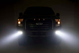 Rough Country - LED Light Kit - Fog Mount - Dual 2" Black Pairs - SAE - Ford F-150 (15-17) - 70831