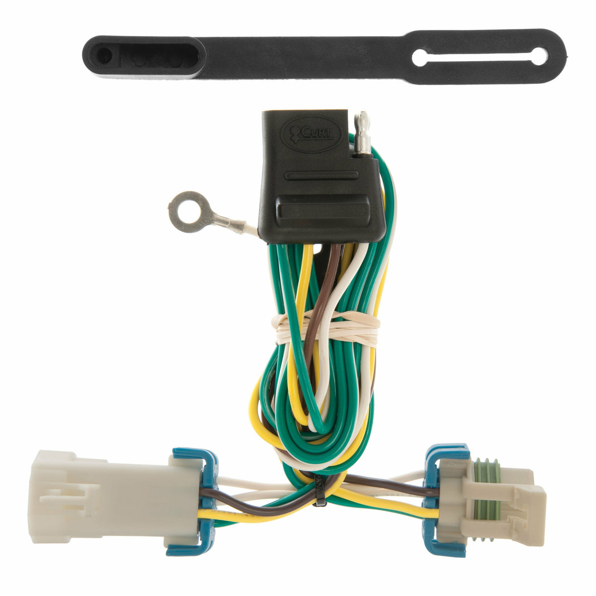 Curt - Custom Wiring, 4-Way Flat, Select Chevrolet S-10, GMC Sonoma, Isuzu Hombre - 55359
