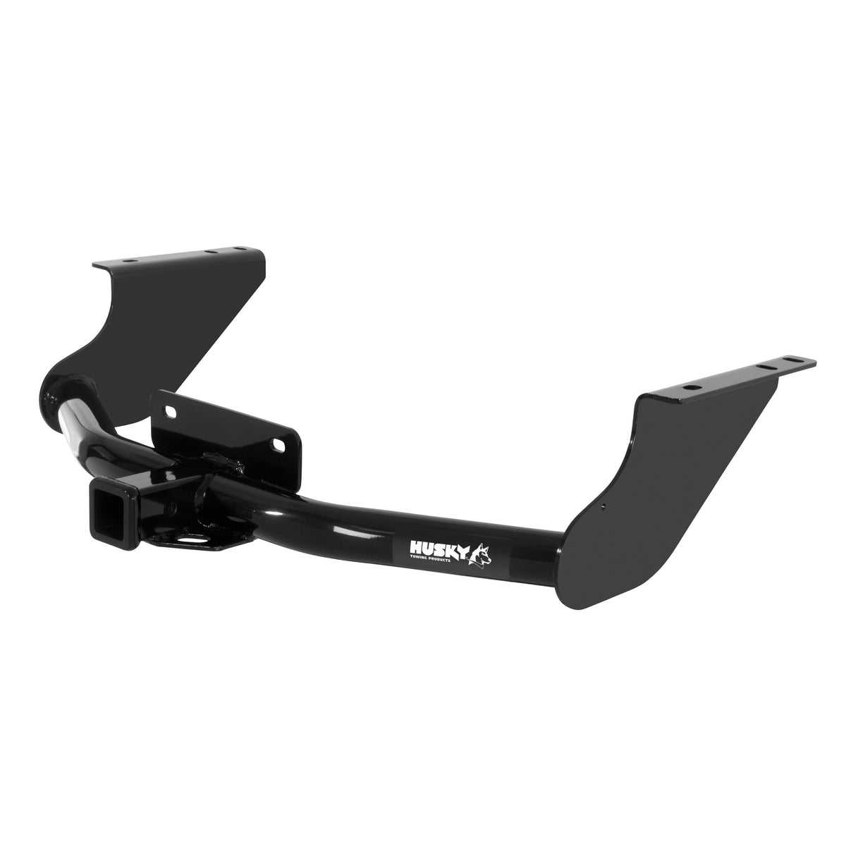 Husky Towing - 69607C Rnd Tube 2" Recvr 6K Wt Cap/600 LB Tong 10K Wt Dist Cap/1000 LB Wt Dist Tong
