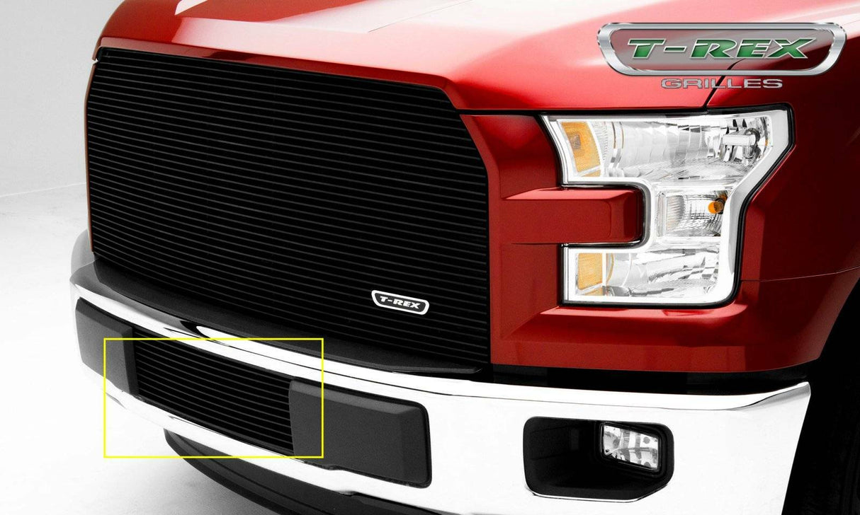 T-Rex Grilles - 1 Pc Horizontal Aluminum Billet Bumper Grille Insert - 25573B