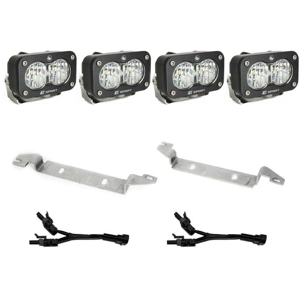 Baja Designs 448080 S2 Sport Dual Fog Pocket Light Kit