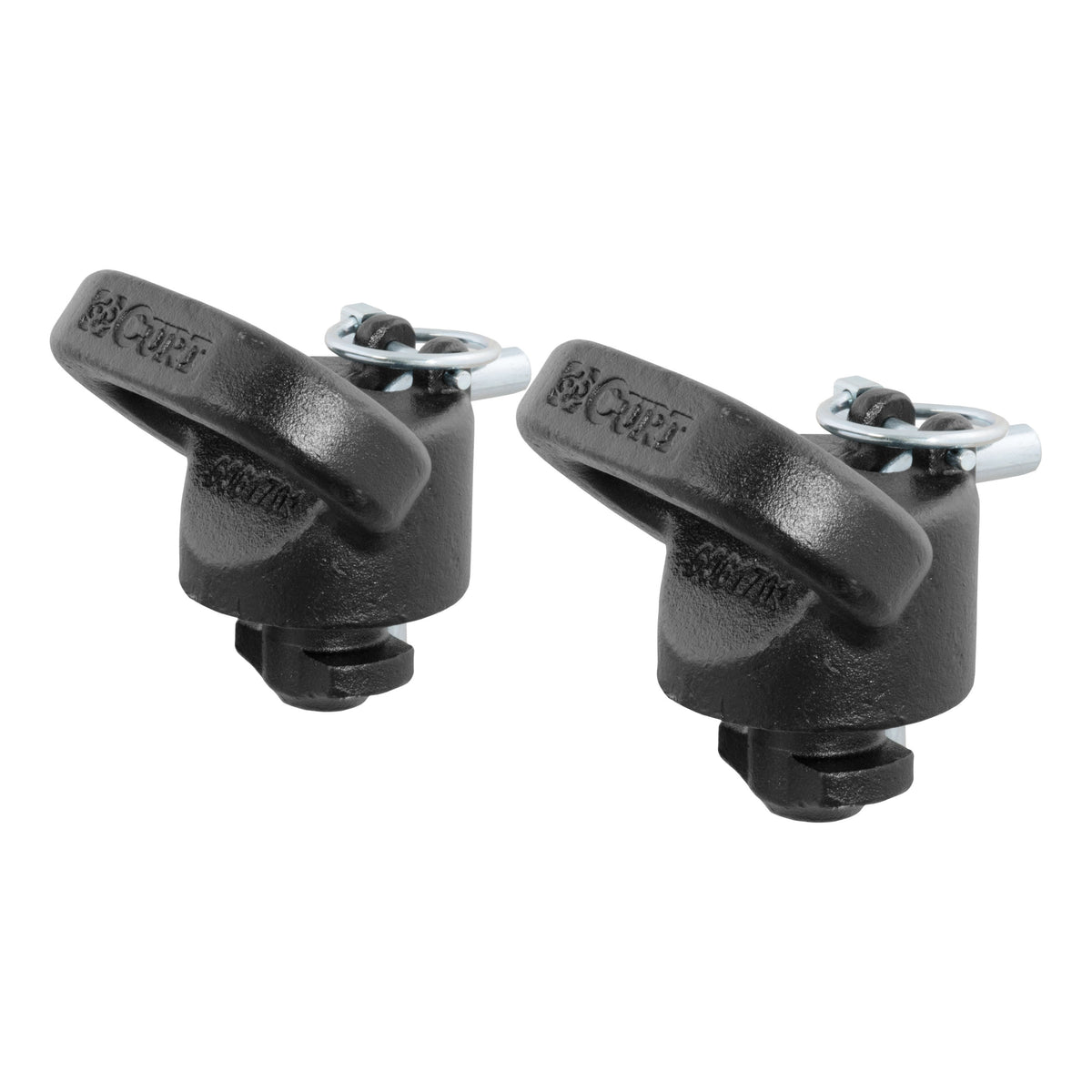 Curt - OEM Puck System Gooseneck Safety Chain Anchors, Ram (38K) - 60698