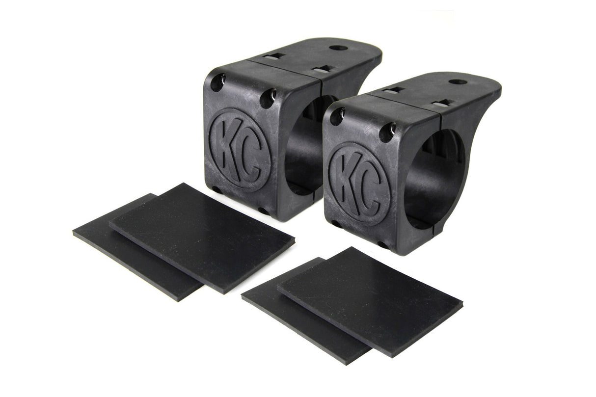 KC Hilites - Tube Clamp Light Mount Bracket Pair for 2.25" to 2.5" Tube - KC #73081 - 73081