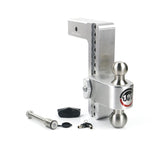 Weigh Safe - LTB10-2.5-KA Turnover Ball 10" Drop Hitch with 2.5" Shank; Keyed alike; WS05 Included