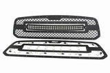 Rough Country - Mesh Grille - 30" Dual Row LED - Black - Ram 1500 2WD 4WD (13-18 & Classic) - 70199