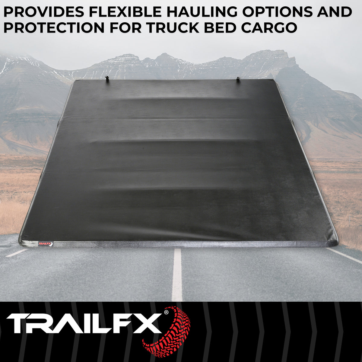 TrailFx - Soft Folding Tonneau Cover For GM Silverado/Sierra 5.7' (TFX1009)
